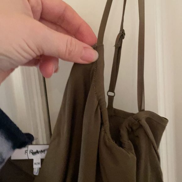 Nwot frame medium green cowl slip dress 2021 - Picture 6 of 9